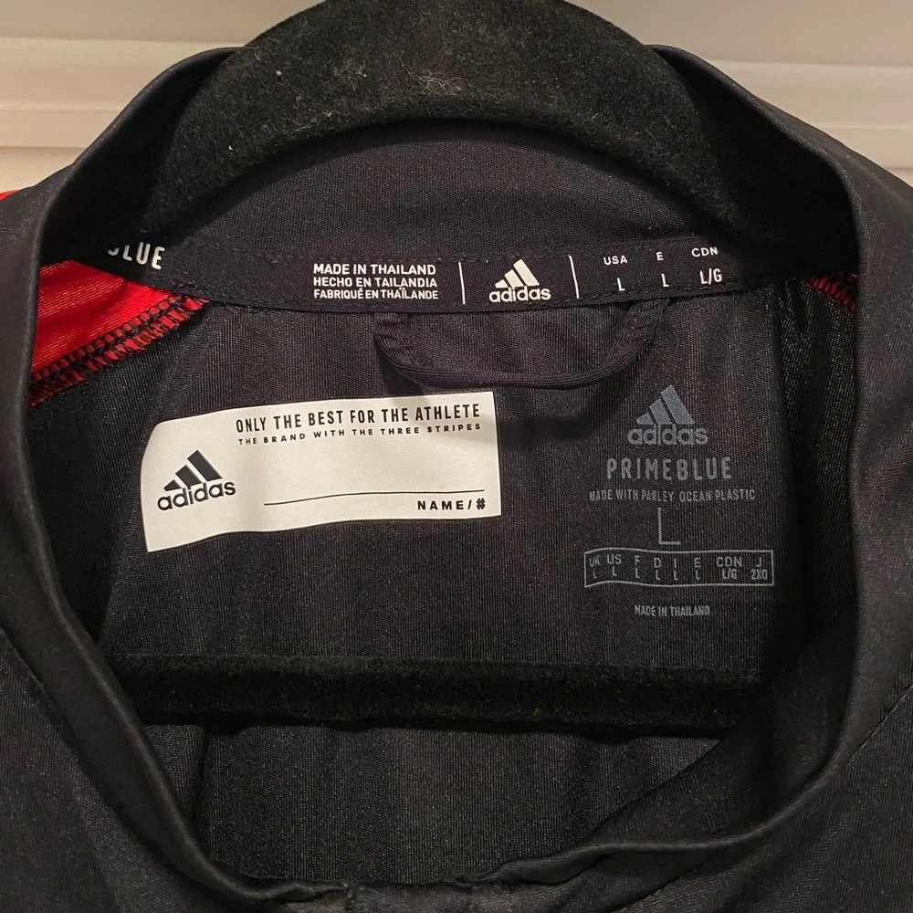 NC State North Carolina State University Wolfpack Quarter Zip Adidas Primeblue L